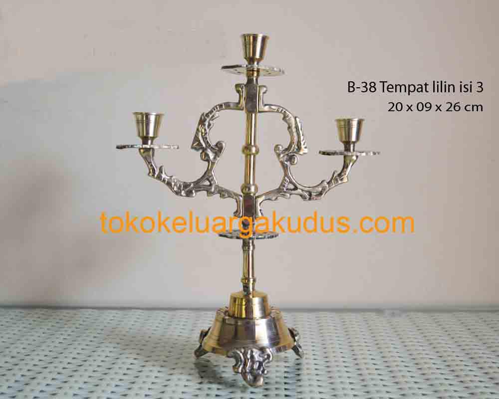 B-38 Tempat Lilin Isi 3